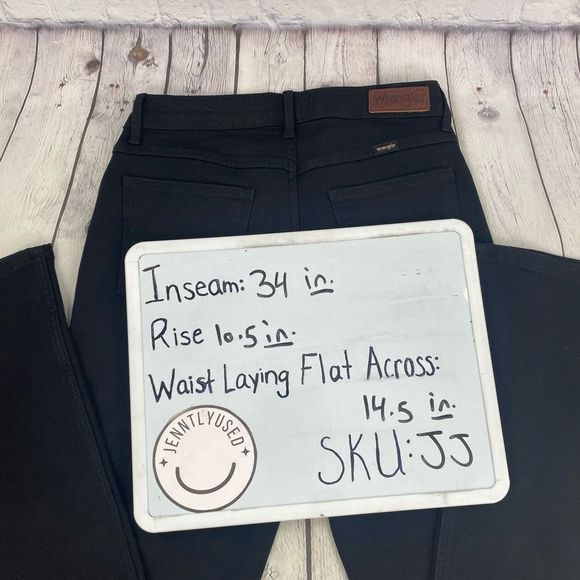 Wrangler Women’s High Rise Fierce Flare Black Jeans Size 6 NWOT - Picture 6 of 6